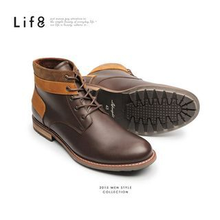 Life 8 Genuine Leather Short Boots