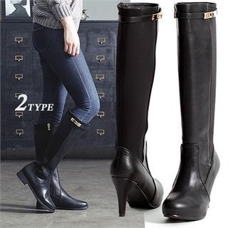 Reneve Belted Tall Boots (2 Designs)