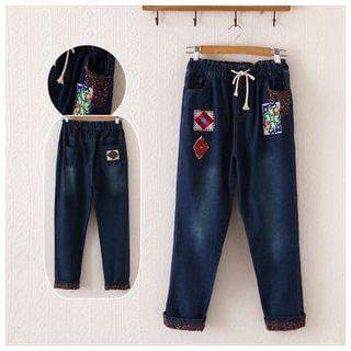 Waypoints Applique Drawstring Jeans