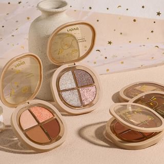 Novo - Portable 4 Colours Eyeshadow Palette 02# - 6G