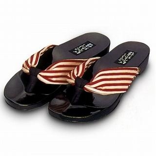 Black Wood Sandals