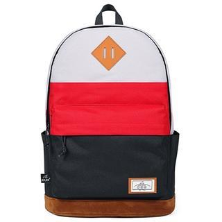 Mr.ace Homme Contrast-Color Nylon Backpack Gray - One Size