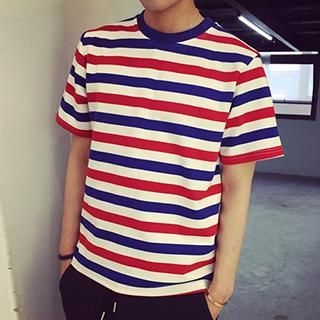 Streetstar Short-Sleeve Striped T-Shirt