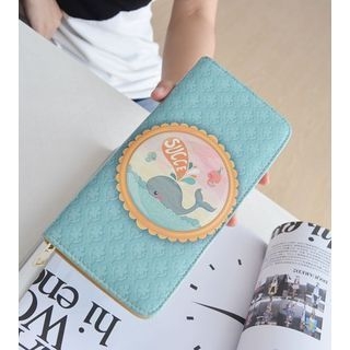 Aoba Whale Printed Wallet
