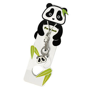 Morn Creations Panda Woven Mobile Phone Strap White - One Size