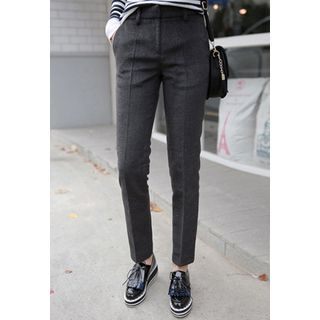 Miamasvin Flat-Front Tapered Pants