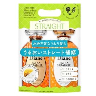 NatureLab - Moist Diane Perfect Beauty Extra Straight Shampoo & Treatment Set 450ml x 2