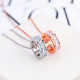 LoveGem Rhinestone Zodiac Ring Necklace
