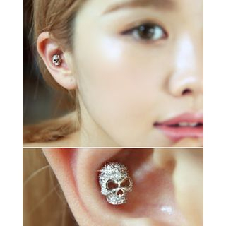 Miss21 Korea Rhinestone Skull Piercing (Single)