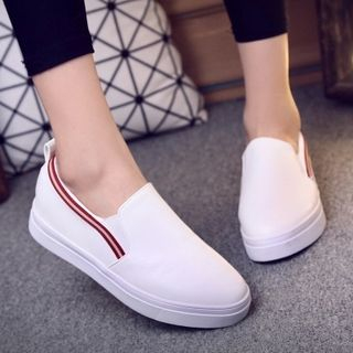 Glamkicks Contrast Trim Slip Ons