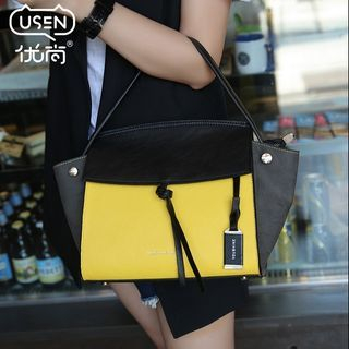 Youshine Color-Block Shoulder Bag