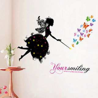 LESIGN Fairy and Butterfly Wall Sticker