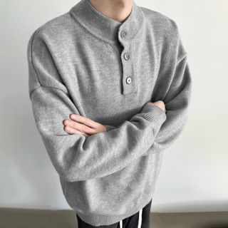 Henley Plain Sweater