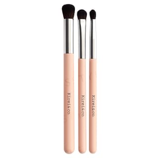 Kirei&Co. - Eyeshadow & Point Makeup Brush Set 3 Pcs