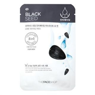 The Face Shop Black Seed Total Anti-Aging Mask Sheet For Men 1sheet