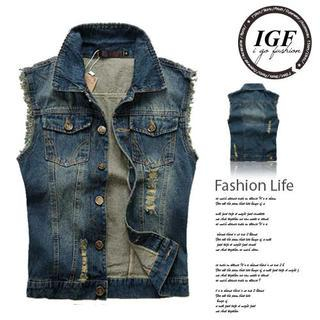 I Go Fashion Denim Vest