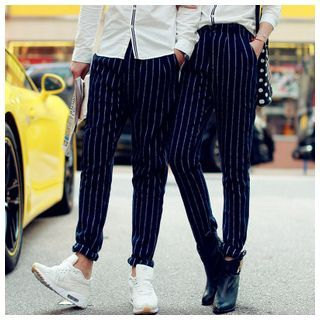 Simpair Striped Couple Harem Pants