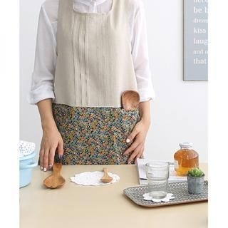 iswas Pintuck Pattern Apron