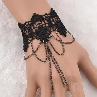 Trend Cool Chain Accent Crochet Bracelet