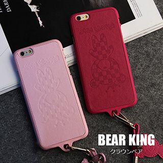Casei Colour Embossed Bear Faux Leather Mobile Case - Apple iPhone 6 / 6 Plus