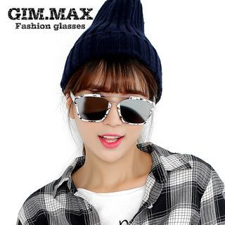 GIMMAX Glasses Mirrored Aviator Sunglasses