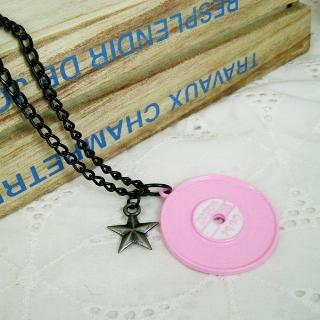 MyLittleThing Rocking Music Necklace(Pink)