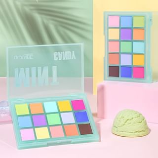 Ucanbe - Mint Candy 15-Color Eyeshadow Palette 10.8G
