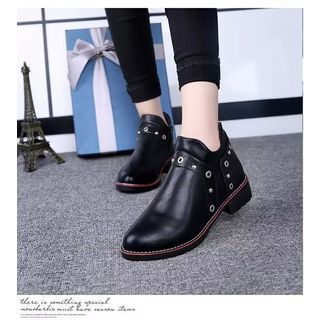 Cinde Shoes Studded Ankle Boots