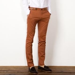 Cotton Pants with Suspender