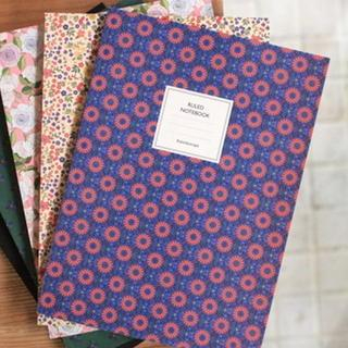 BABOSARANG Set: 4 Flower Print Note Books Multicolor - One Size