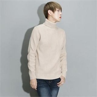 THE COVER Wool-Blend Turtle-Neck Knit Top