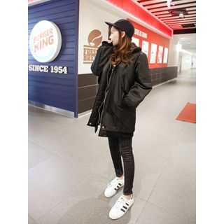 hellopeco Zip-Up Padded Jacket