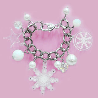 Sweet & Co. Sweet&Co. White Snow Flurry Starlight Swarovski Crystal Bracelet