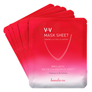 banila co. VV Elastic Bio Cellulose Mask Sheet (5pcs) 5sheets