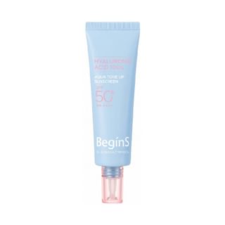 BeginS Blue Chamomile Hyaluronic Acid Aqua Tone Up Sunscreen 50ml