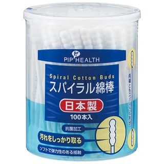 Pip - Spiral Cotton Buds 100 pcs