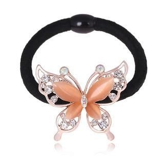 Best Jewellery Cat's Eye Stone Butterfly Hair Tie