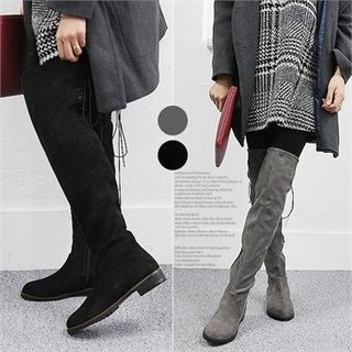 Reneve Lace-Up Over-the-Knee Boots