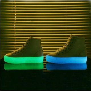 SouthBay Shoes Couple Matching Luminous High-top Sneakers
