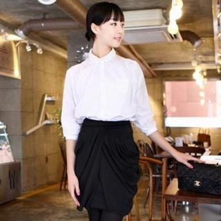 Shirred Skirt