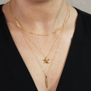 Seirios Star Multi-Chain Necklace