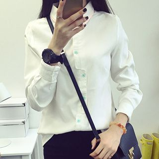 Neeya Asymmetric Button Shirt