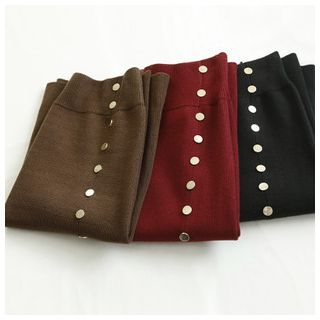 Ranche Studded Knit Skirt