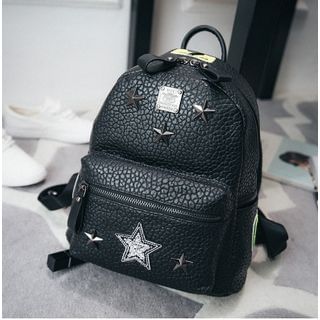 Youshine Faux Leather Star Backpack