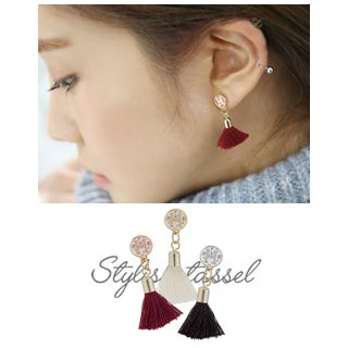 Miss21 Korea Tassel-Dangle Earrings