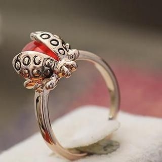 Love Generation Jeweled Ladybug Ring