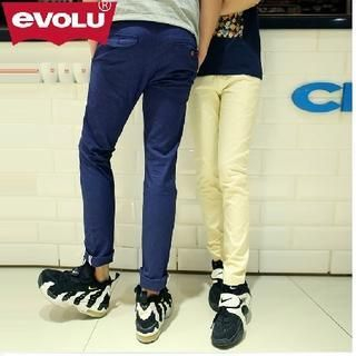 Evolu Couple Slim-Fit Pants