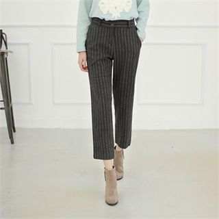 Styleberry Straight-Cut Stripe Pants