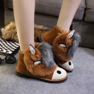 Pangmama Horse Accent Short Boots