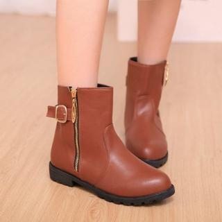 Shoes Galore Side Zip Ankle Boots